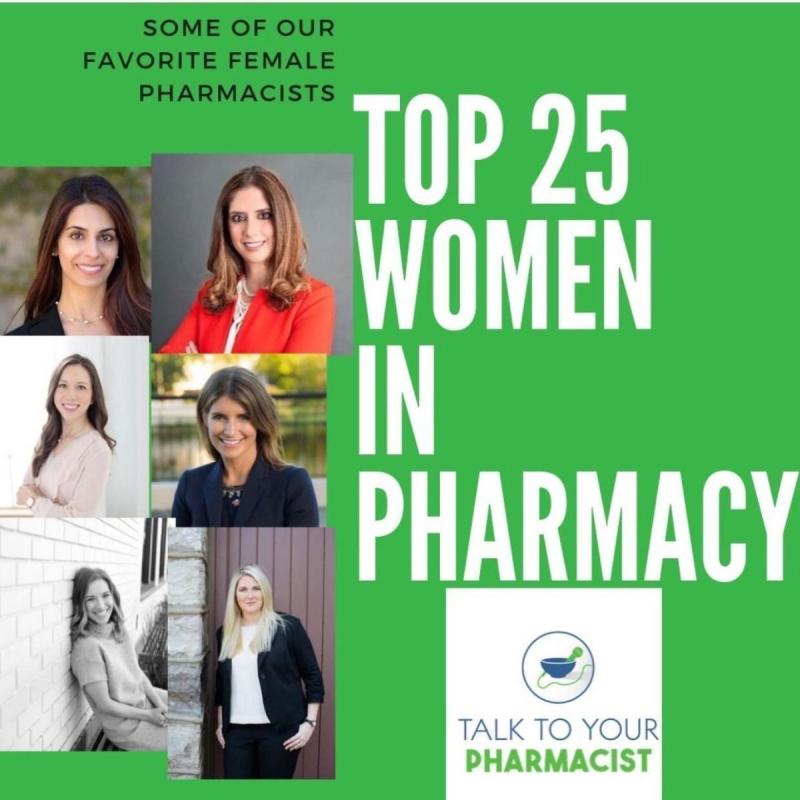 Top 25 women in pharmacy with female podcasters, The Burnout Doctor Podcast by Dr. Jessica Louie, blair thielemier, ashley klevens, sally rafie, hillary blackburn