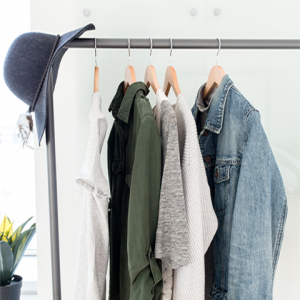 How to declutter your closet, KonMari method clothing wardrobe and outfits. Clear the clutter and closest cleanse mini-course. Simplify your wardrobe.