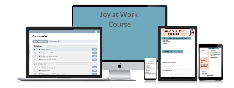 Joy at work online course for burned out women and burned out pharmacist healthcare professionals. Pharmacist burnout coach Dr. Jessica Louie.
