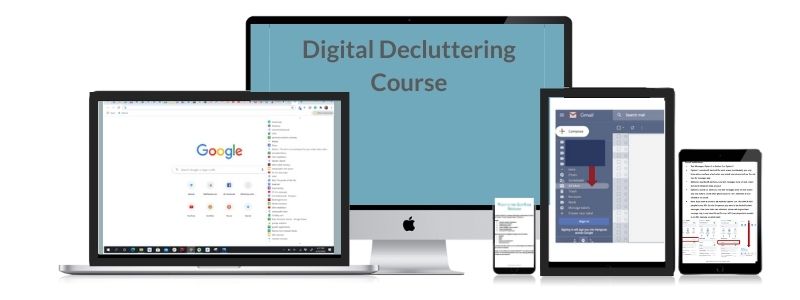Digital Decluttering workshop by Dr. Jessica Louie. The Burnout Doctor Podcast. how to declutter the internet. Idenati review. internet bookmarks. simplifying.