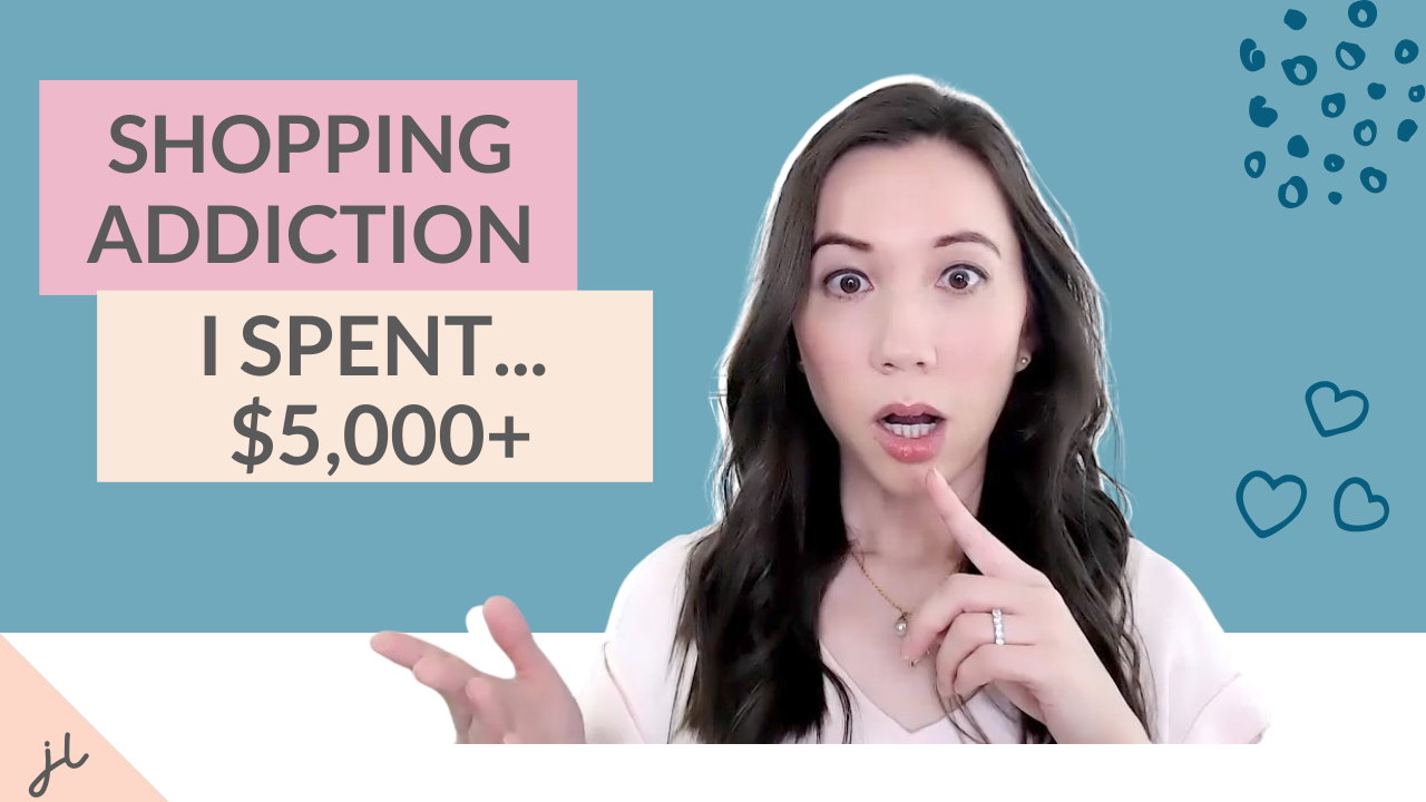 How to set up clothing budget for the year. How to stop shopping addiction. How to stop shopaholic behavior. Kakeibo method template. Financial independence retire early. Dr. Jessica Louie. shopping and burnout