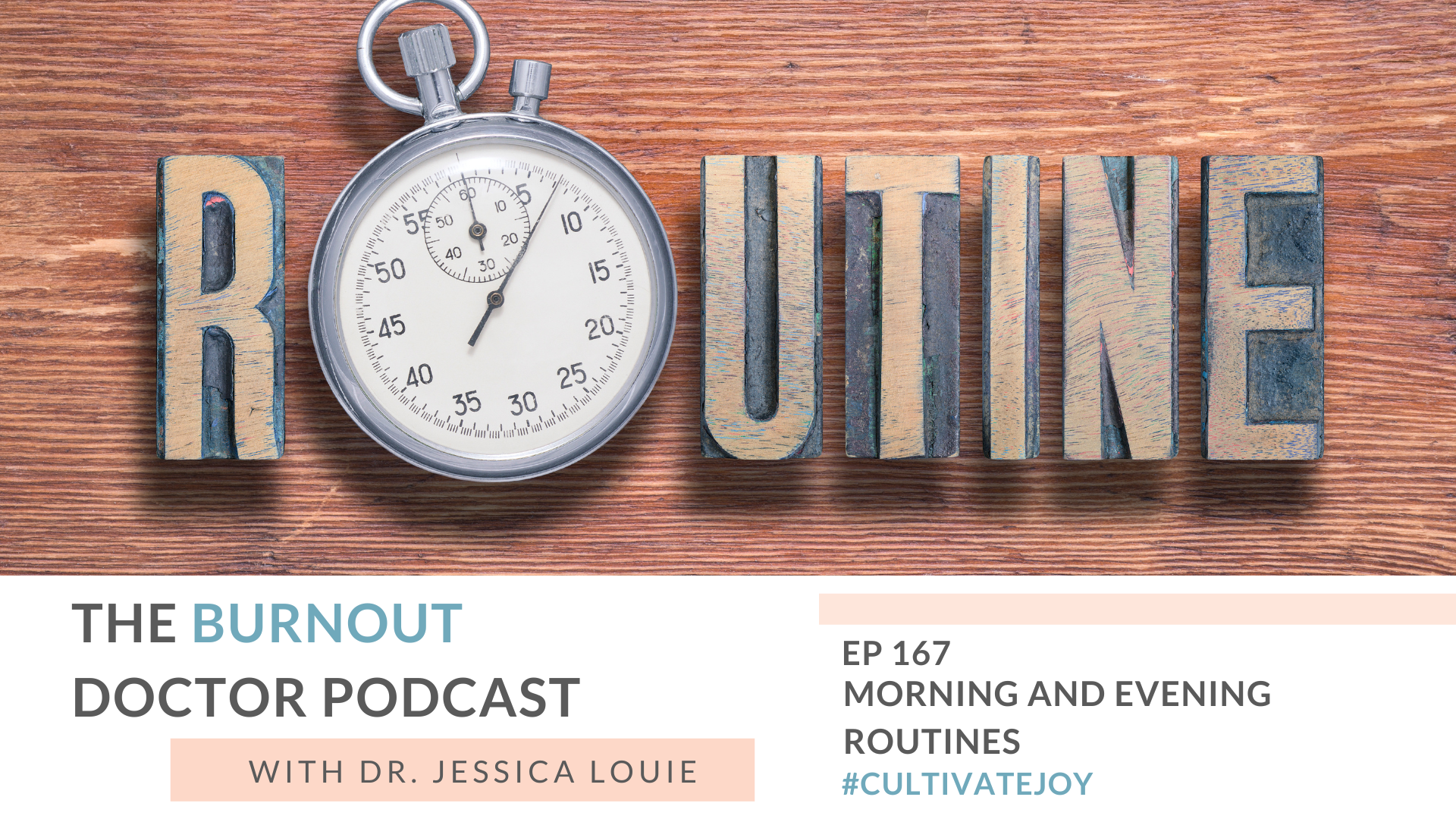 How to set up routines in life. Morning routines. Evening routines. Pharmacist burnout keynote speaker. The Burnout Doctor Podcast.